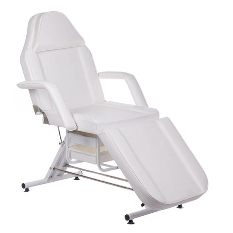 Cosmetic chair with troughs BW-262A white - BVShop