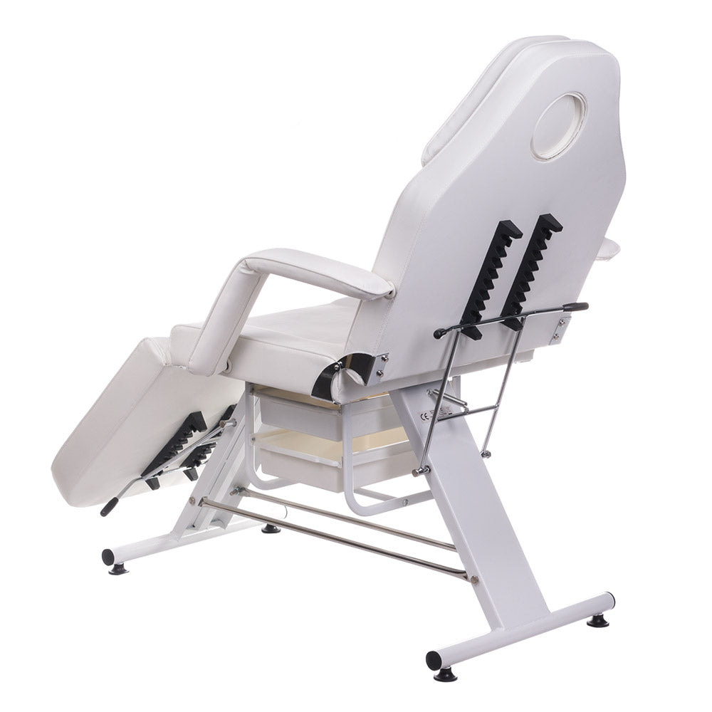 Cosmetic chair with troughs BW-262A white - BVShop