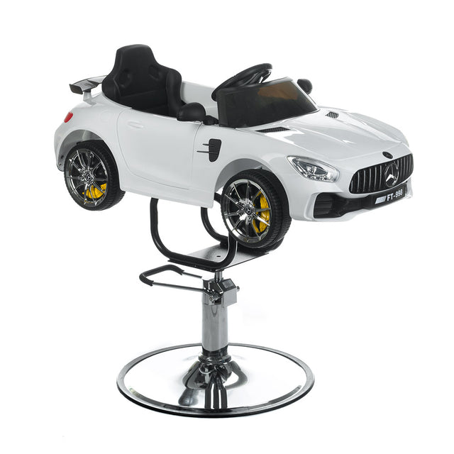 Children's Mercedes white hairdressing chair - BVShop