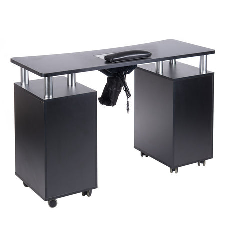 Manicure Table + dust extractor BD-3425+P BLACK - BVShop
