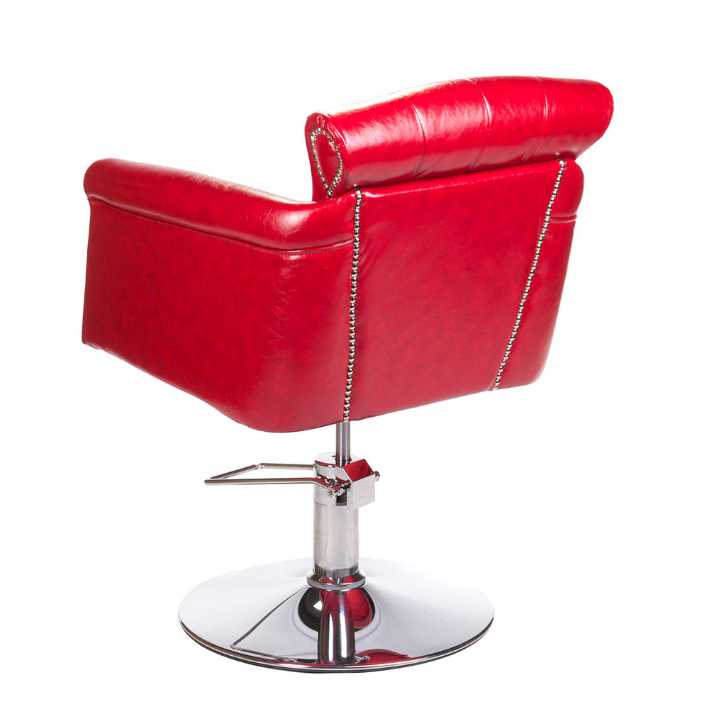 Hairdressing Chair ALBERTO BH-8038 Red - BVShop