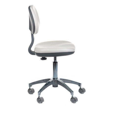Medical stool with backrest BD-Y942 White - BVShop