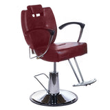 Barber chair HEKTOR BH-3208 Burgundy - BVShop
