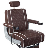ODYS BH-31825M Barber Chair Matte Brown - BVShop