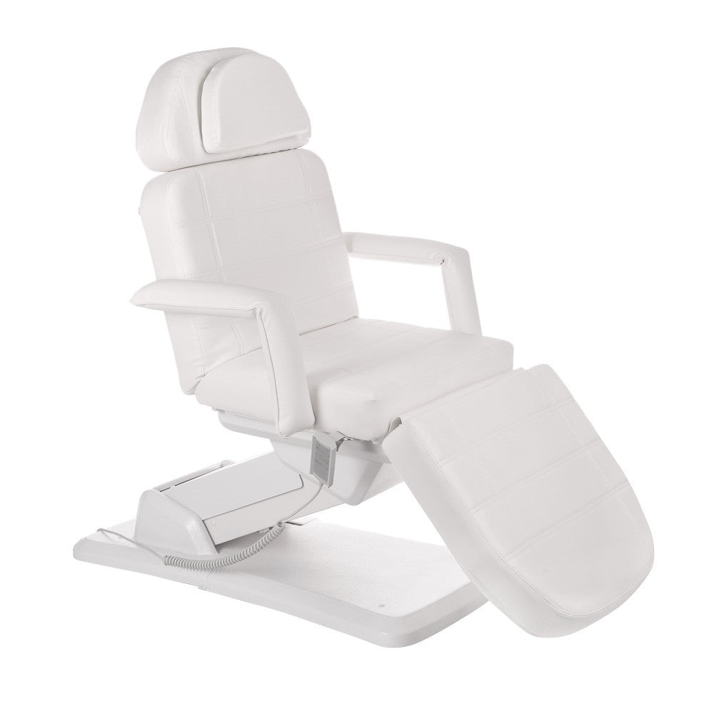 Electric cosmetic chair BR-6622 White - BVShop