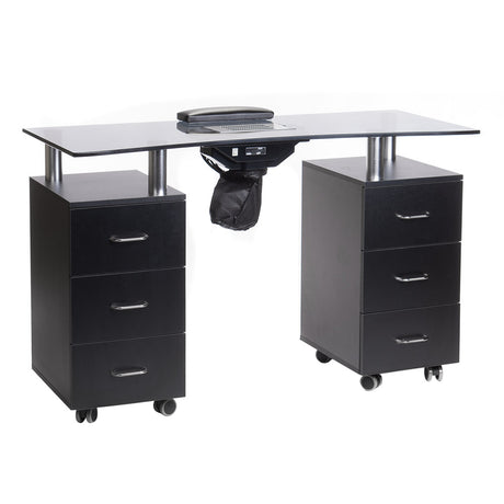 Manicure tables with a drilling hole BD-3425-1+O Cza - BVShop