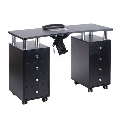 Manicure table with a dust outlet hole BD-3425+O Cza - BVShop