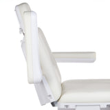 Electric cosmetic chair heated BR-6686 white - BVShop