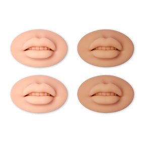 Swiss Color 3D Practice Lip Soft Silicone Light/Dark Set 4pcs - BVShop