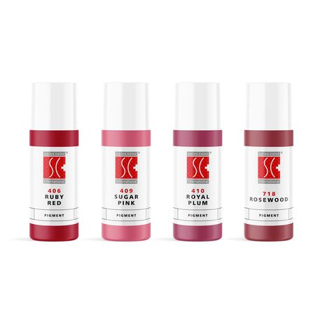Swiss Color Pink Obsession Pigments Set 4×5ml - BVShop