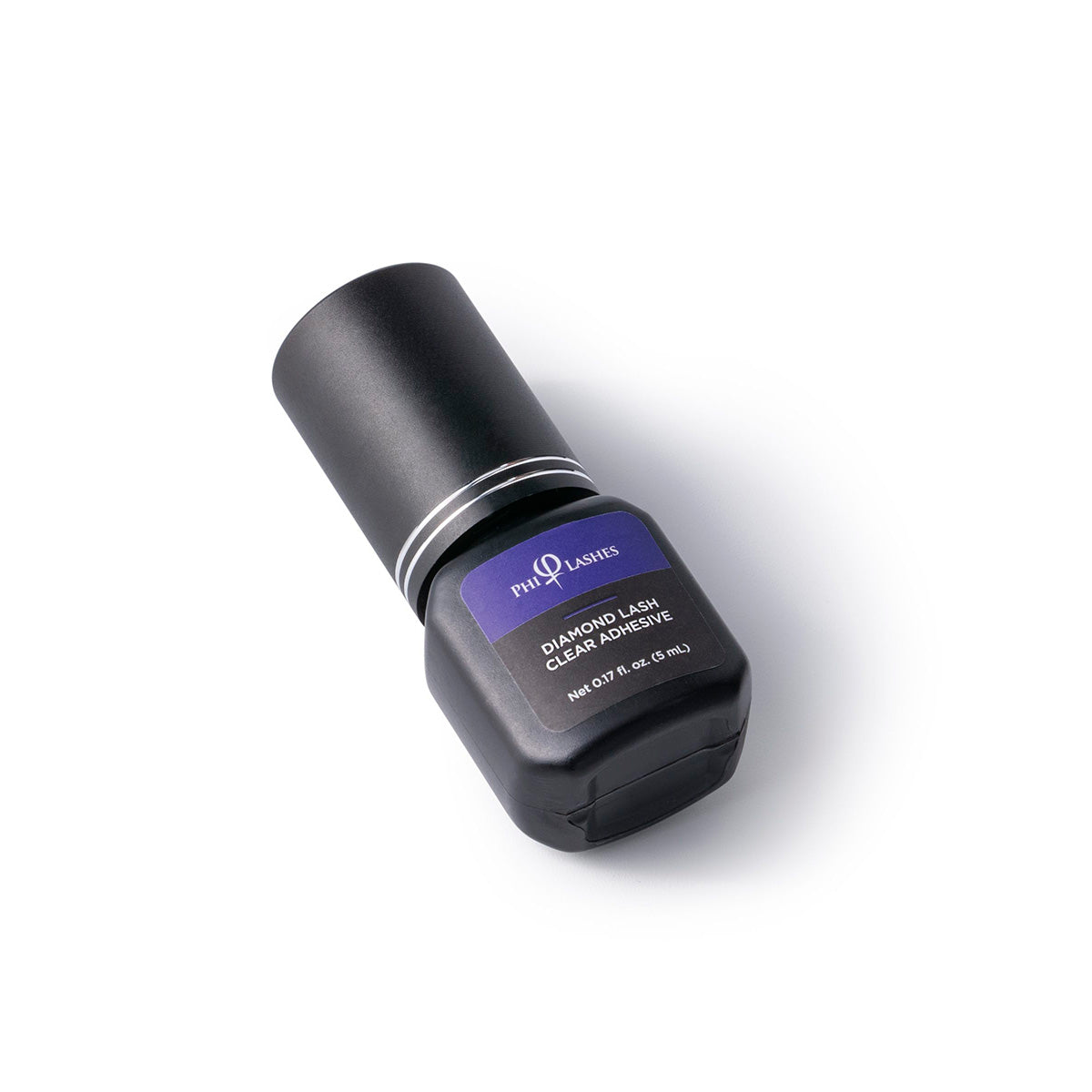 PhiLashes Diamond Lash Clear Adhesive — adhesive bottle shown at an angle