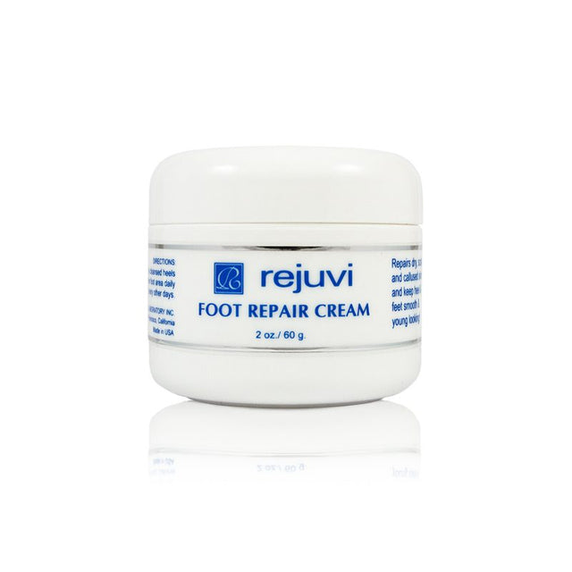 Rejuvi Foot Repair Cream 60g jar for cracked heels and rough, callused skin