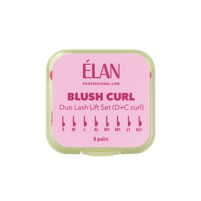 ÉLAN Lash Lift Silicone Pad Set BLUSH CURL D/C (8 Pairs) — 1