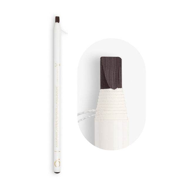 PhiAcademy Shaping Pencil Deep Brown on a light background