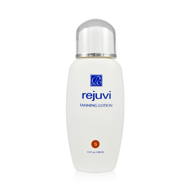 Rejuvi S Tanning Lotion 130ml bottle for a natural, streak-free sunless tan