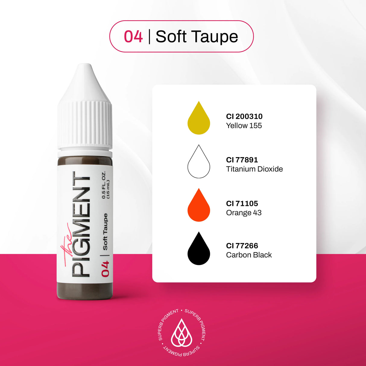 The Pigment 04 Soft Taupe Pigment (15ml) - BVShop