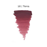 The Pigment 16 Terra lip pigment swatch for PMU artists