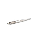 PhiBrows Universal Microblading Holder Silver — reusable microblading holder shown horizontally
