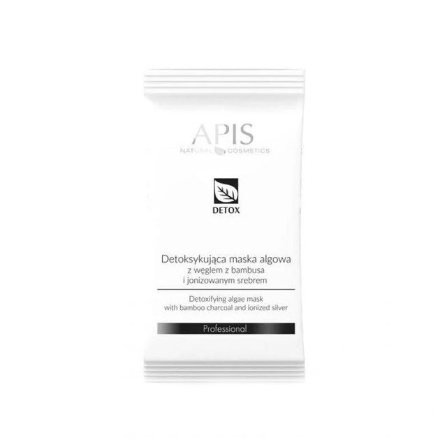 Apis detox detoxifying algae mask with bamboo charcoal and ionized silver 20g - BVShop