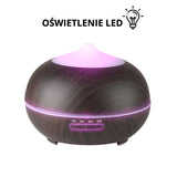 Aroma diffuser air humidifier spa 06 dark wood 400ml + timer - BVShop