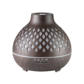 Aroma diffuser air humidifier spa 10 dark wood 400ml + timer - BVShop
