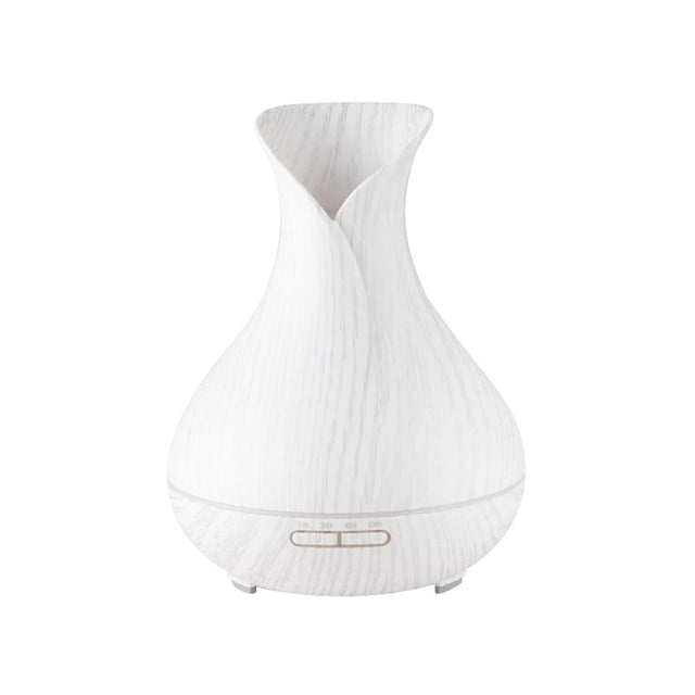 Aroma diffuser air humidifier spa 15 white wood 550 ml + timer - BVShop