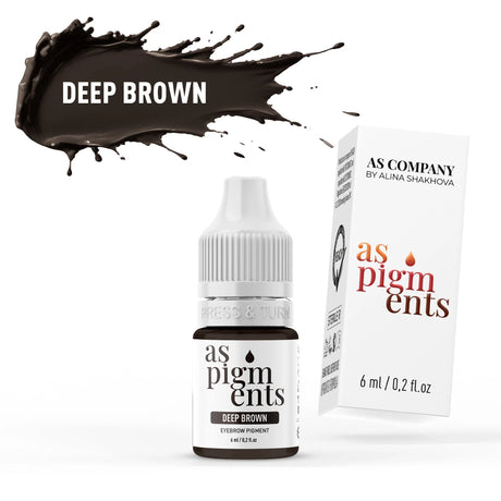 AS COMPANY Deep Brown (AS Pigments) 6/12ml - BVShop