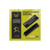 Bio Degradable Machine Pen Cover Black 100pcs - BVShop