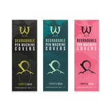 Bio Degradable Machine Pen Cover Pink 100pcs - BVShop