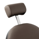 Barber chair Gabbiano Niccolo brown buttonless - BVShop