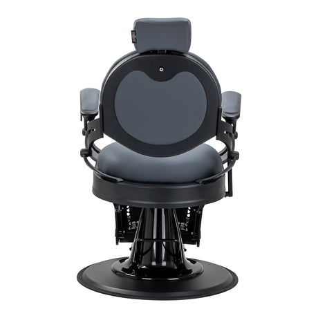 Barber chair Gabbiano Niccolo graphite buttonless - BVShop