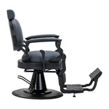 Barber chair Gabbiano Niccolo graphite buttonless - BVShop