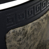 Barber chair President Old Leather Green - BVShop