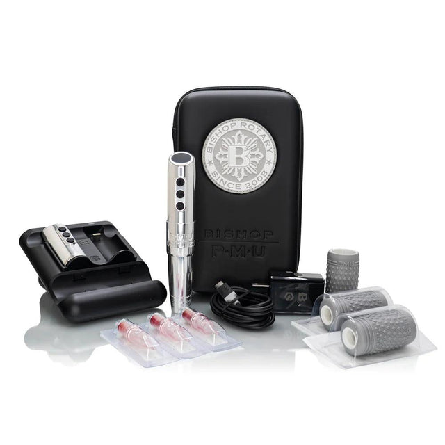 Bishop PMU Wand Silver Wireless Machine Kit - BVShop