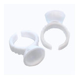 Disposable Plastic Ink Ring Cups Nr.2 White - BVShop
