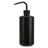 Black Plastic Wash Bottle 500ml - BVShop