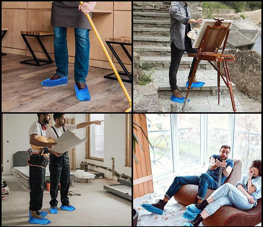 Disposable Shoe Covers CPE 75 microns 5 pairs - BVShop