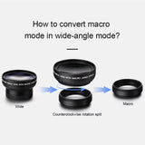 Mobile Phone Wide Angle And Macro Camera Lens - BVShop