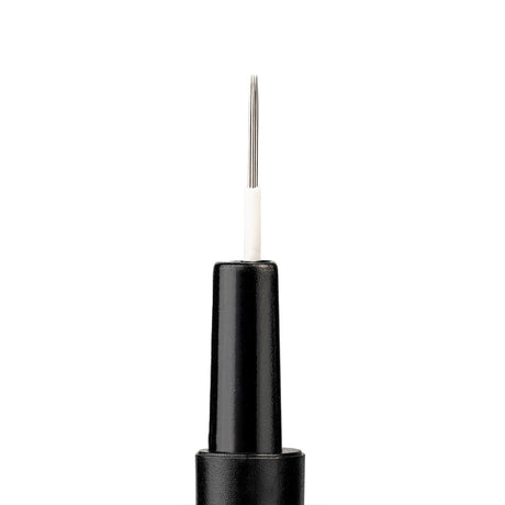 PhiBrows Blade & Shade KIT S 10pcs — close-up of the shading needle end