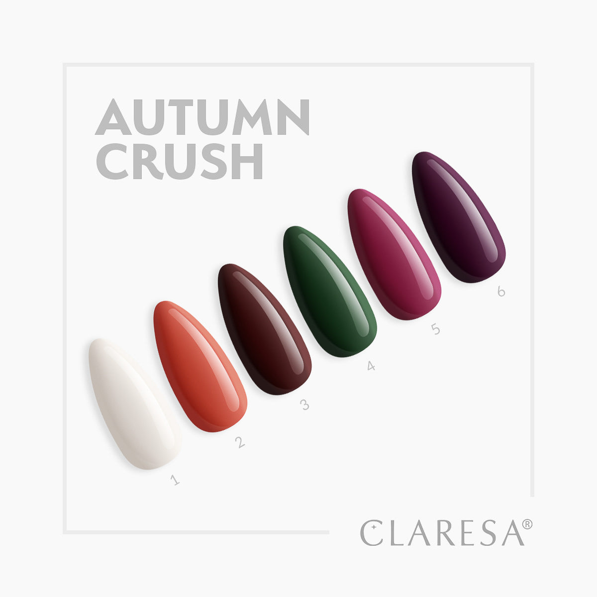 CLARESA HYBRID NAIL POLISH AUTUMN CRUSH 4 5G - BVShop