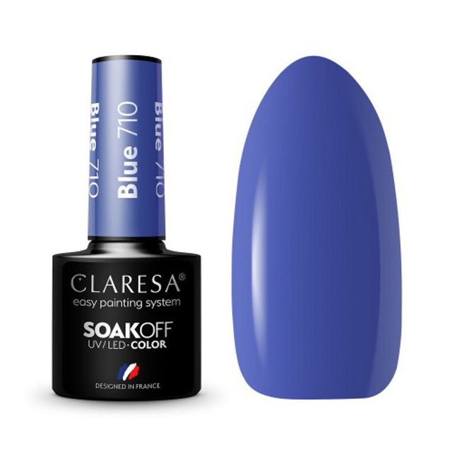 CLARESA Hybrid nail polish BLUE 710 -5g - BVShop