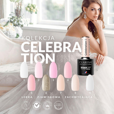 CLARESA Hybrid nail polish CELEBRATION 8 -5g - BVShop