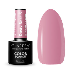 CLARESA Hybrid nail polish DUSTY ROSE 8 -5g - BVShop