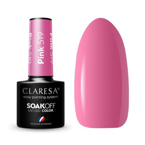 CLARESA Hybrid nail polish PINK 519 -5g - BVShop