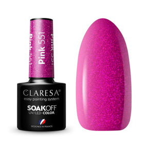 CLARESA Hybrid nail polish PINK 551 -5g - BVShop