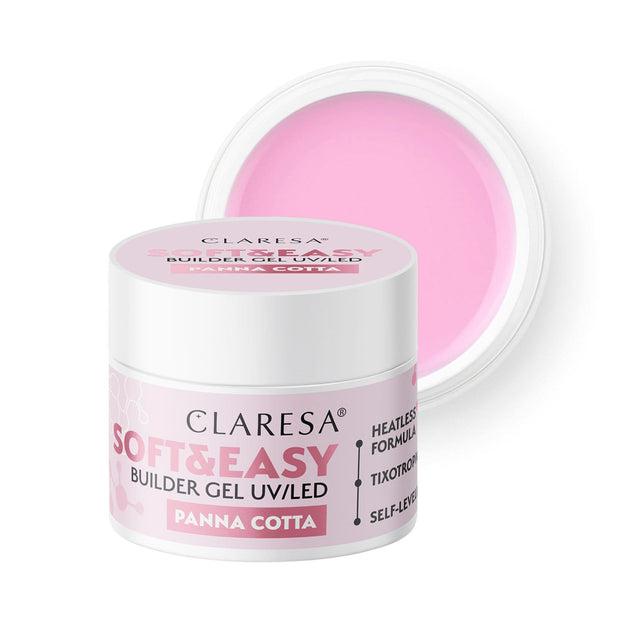 Claresa Soft&Easy gel builder panna cotta 90g - BVShop