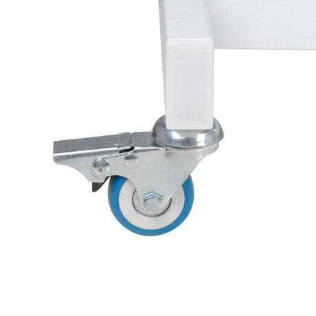 Cosmetic chair hyd. basic 210 white on wheels - BVShop