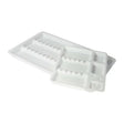 White disposable instrument trays in 19.5 × 30cm and 15 × 19.5cm sizes