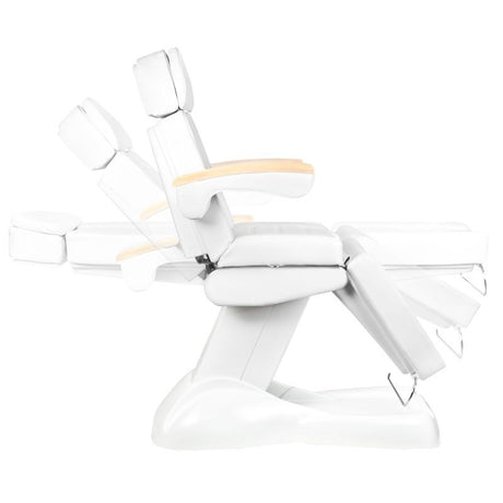 Electric cosmetic chair lux white / beech 3m - BVShop