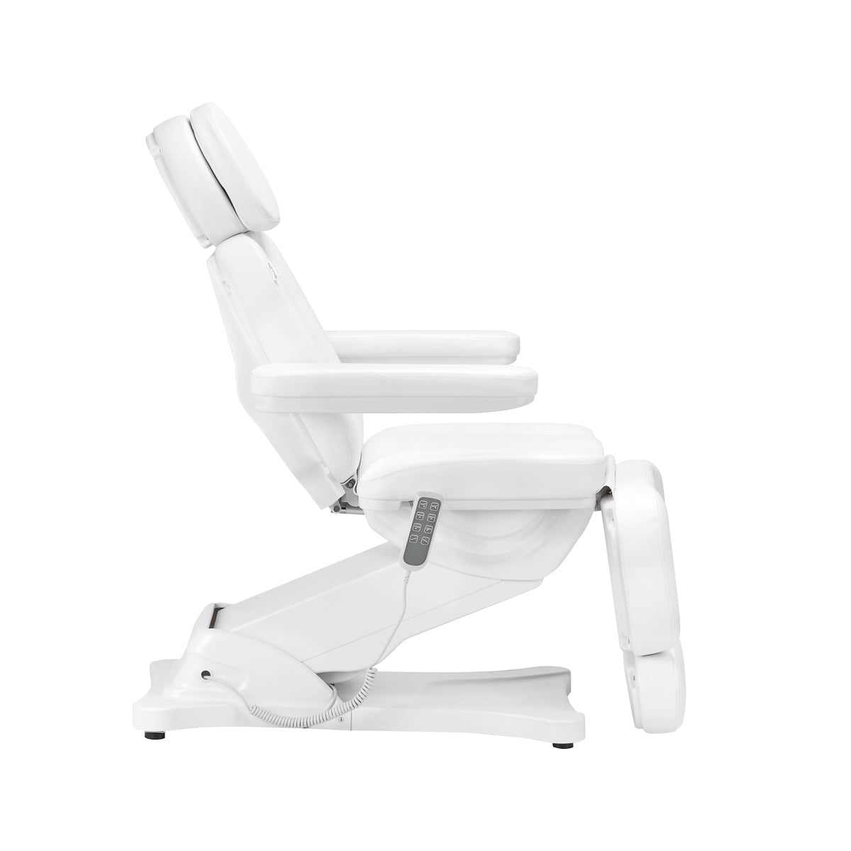 Electric cosmetic chair SILLON CLASSIC 4 motors with cradle white - BVShop